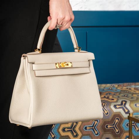 hermes kelly etain togo|HERMES Togo Kelly Retourne 28 Etain .